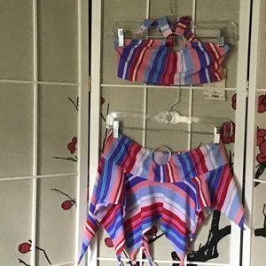 Zanne Holmes size small pink and blue 2 pc